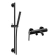Van Marcke Nero II set mitigeur bain thermostatique avec barre de douche 70 cm noir mat