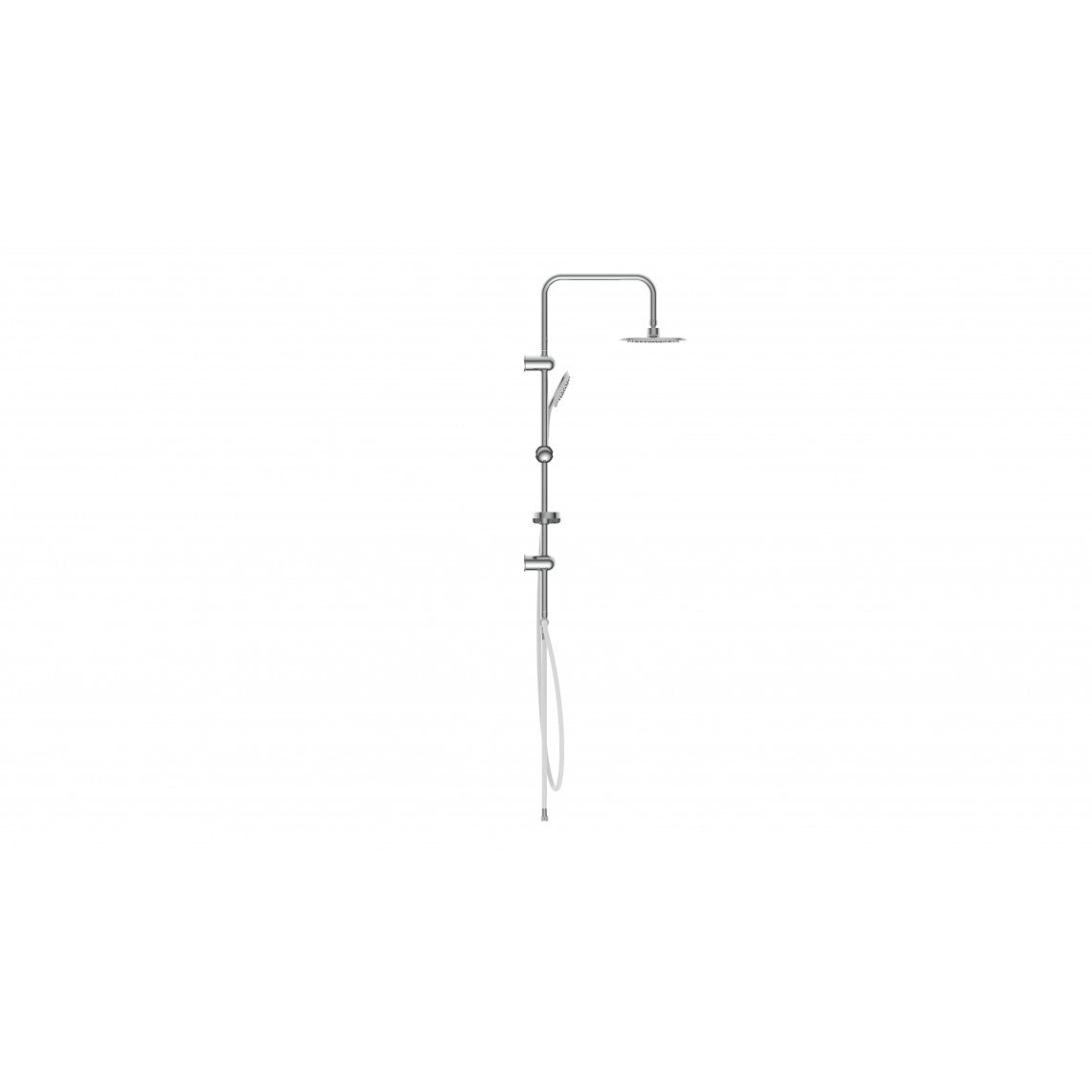 DXLD60087CS DUSCHTRAUM Regendouche set, chroom/wit