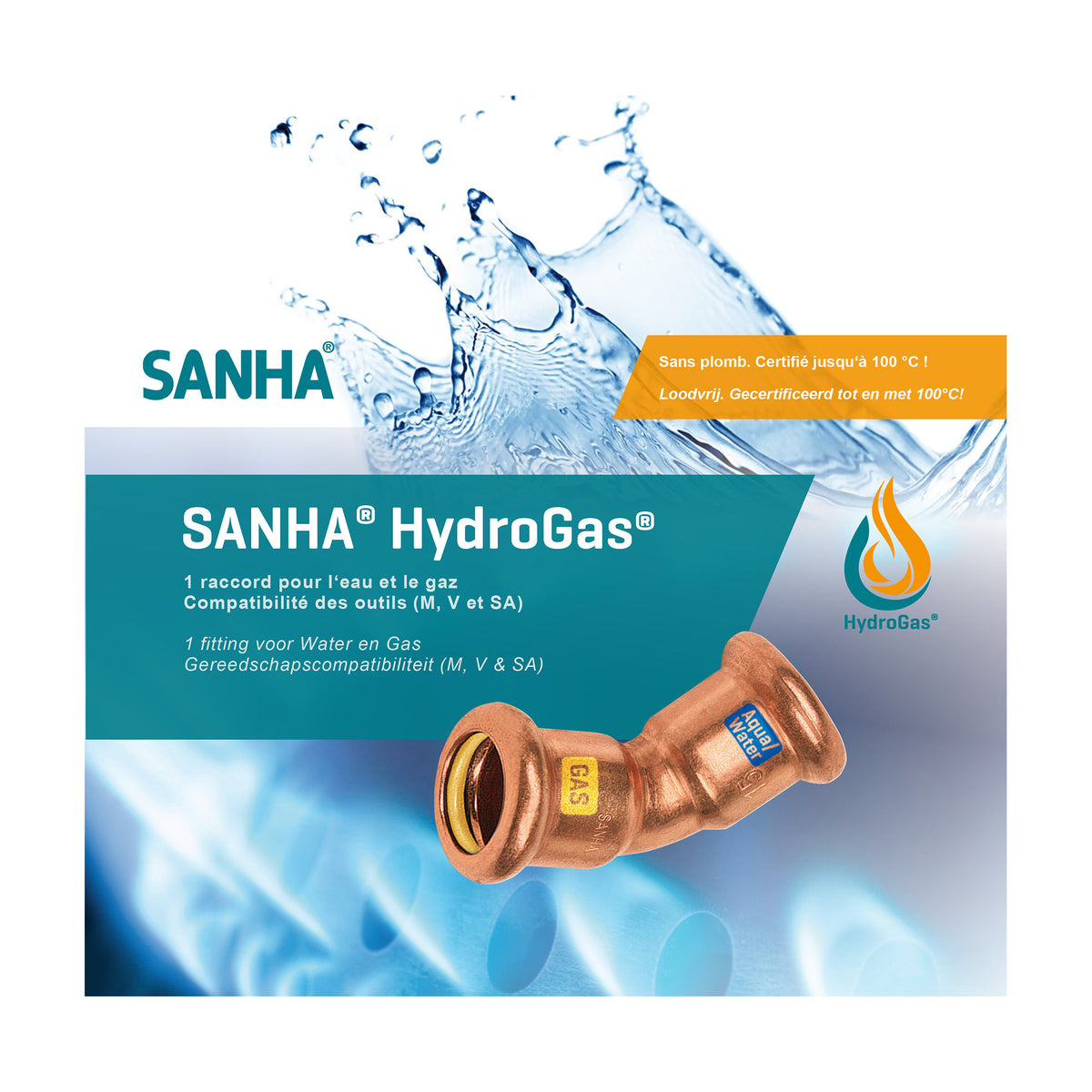 WATERSTOF TE, F 22