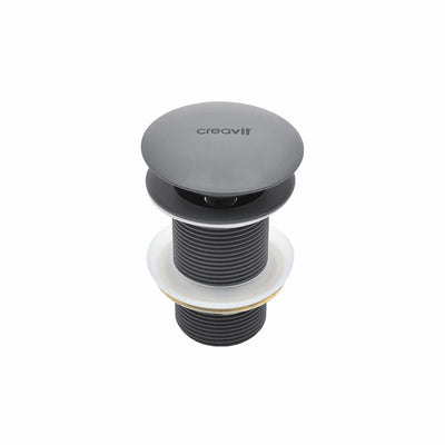 CREAVIT BONDE CLIC-CLAC 5/4" - AVEC TROP-PLEIN - ANTHRACITE MAT