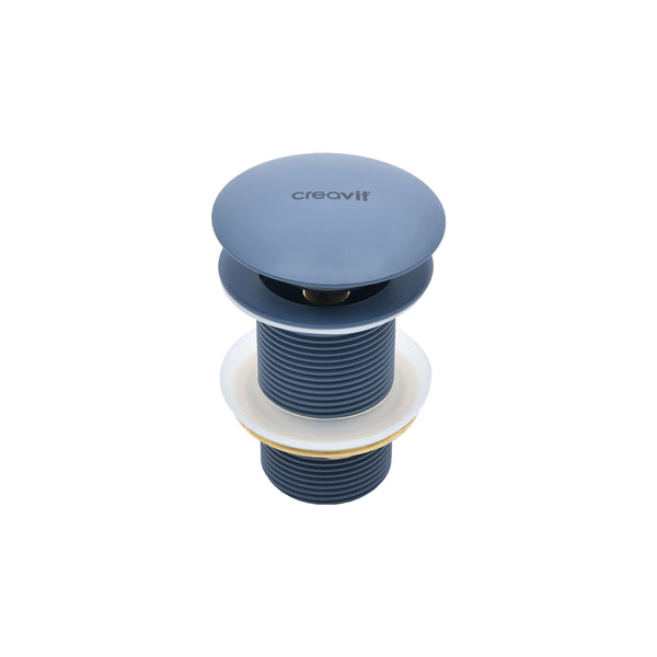 CREAVIT BONDE CLIC-CLAC 5/4" - AVEC TROP-PLEIN - BASALT MAT
