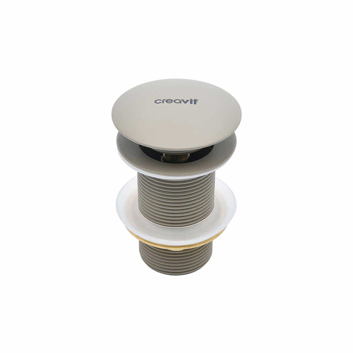 CREAVIT BONDE CLIC-CLAC 5/4" - AVEC TROP-PLEIN - CAPPUCCINO MAT