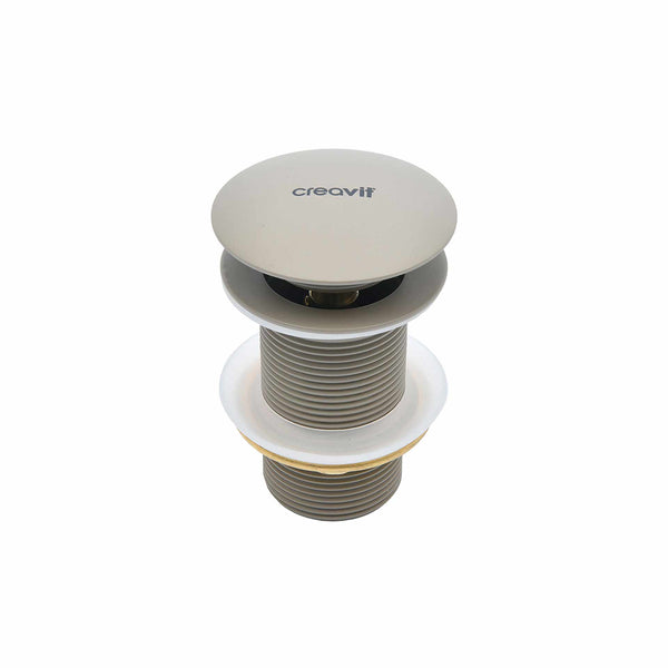 CREAVIT BONDE CLIC-CLAC 5/4" - AVEC TROP-PLEIN - CAPPUCCINO MAT