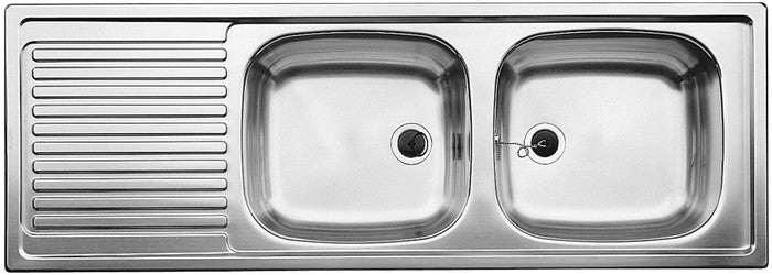 Blanco Top EZS 12x4-2 Inbouwspoelbak