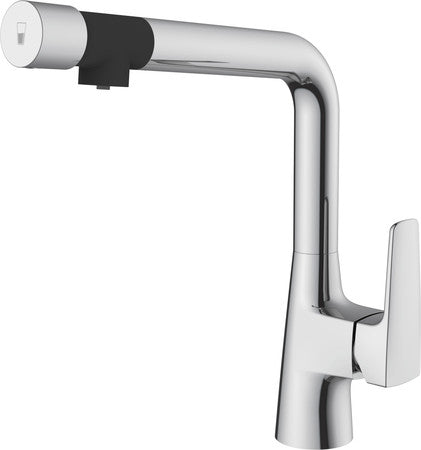 GO by Van Marcke Spirit sink mixer with swivel spout, chrome