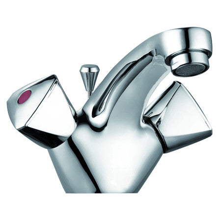 Isifix Easy II basin mixer tap with pop-up waste