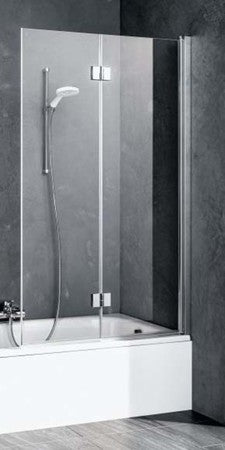 Kermi Liga pare-bain pliante 2 parties 1200x1500 mm droite mat