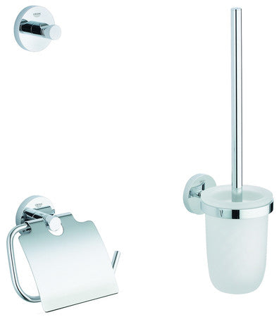 Set de toilettes chromé Grohe Essentials