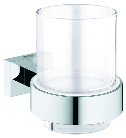 Chromen wandglasrek - Grohe Essentials Cube