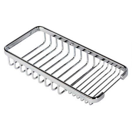 Corbeille porte-savon/éponge chromée Geesa 265x125x50mm