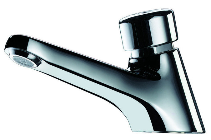 Delabie Tempostop Push-Button Time-Flow Tap for Basin