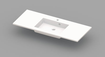 Van Marcke Coste tablet met 1 centrale wastafel 1200x500x200mm wit