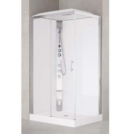 Van Marcke Vidrio Hammam rectangular shower cabin 1200x900mm left-hand version