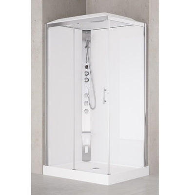 Van Marcke Vidrio Hammam rectangular shower cabin 1200x900mm left-hand version