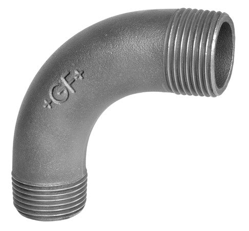 Knie 90° draad 1/2" gegalvaniseerd