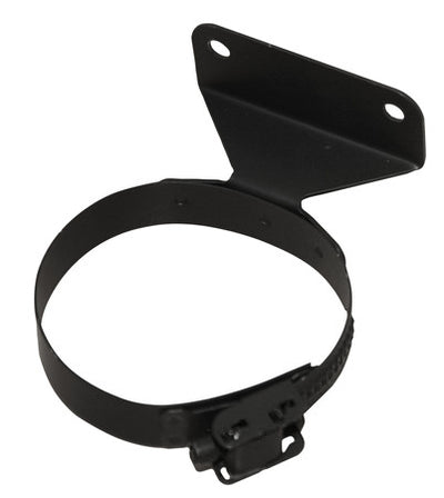 Collier plat inox 316L D80 noir mat