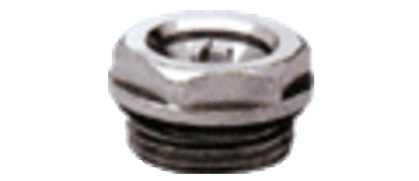 Nippel 1/2" vernikkeld