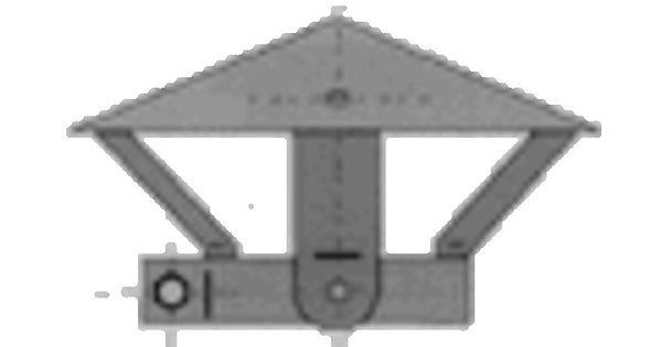 Rookafvoer kap gegalvaniseerd 83mm