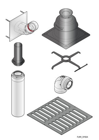 B23P gas connection kit for DD DY924 boiler
