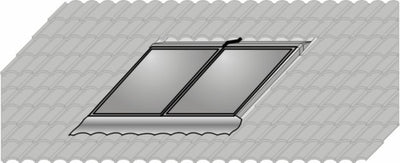 Wolf Solar set montage 2 capteurs Topson F3/CFK-1