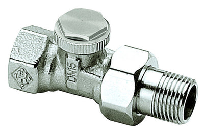 Haakse radiatoraansluiting 1/2" V Heimeier Regutec