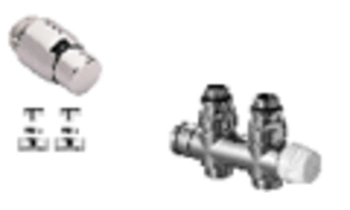 Chrome 1/2" Floor Connection Kit