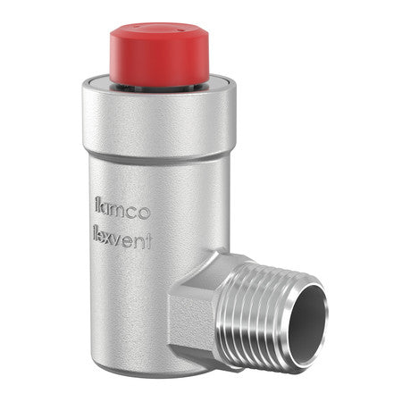 Flamco Flexvent H vlotterontluchter 1/2" vernikkeld