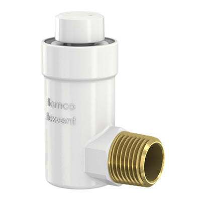 Flamco Flexvent H Float Automatic Air Vent 1/2" White