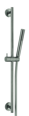 Van Marcke Nero shower set 70cm bar 1 spray 150cm flexible PVC matt black