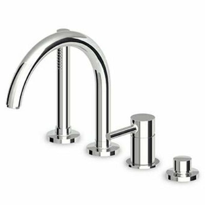 Zucchetti Pan 4-hole bath mixer complete