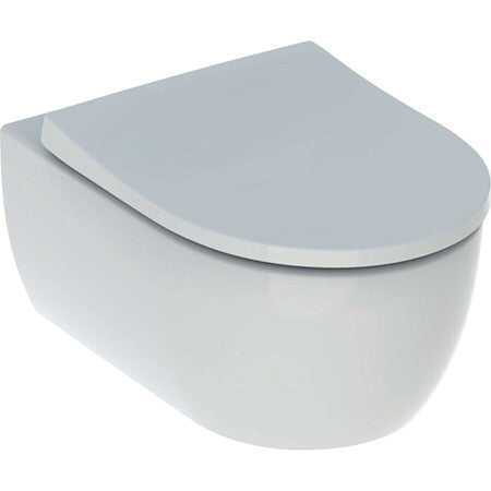 Geberit iCon Rimless Wall-Hung WC with SoftClose Seat