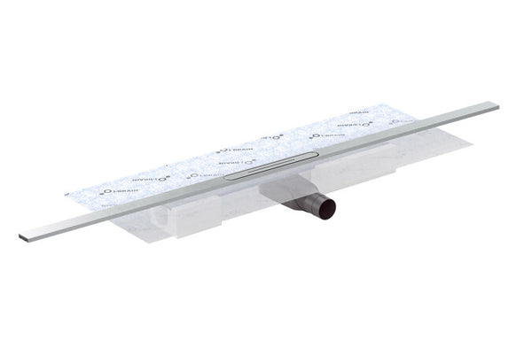 Caniveau de douche tout-en-un I-Drain AIO 95 cm inox brossé