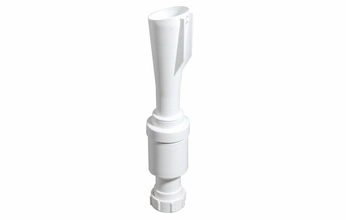 McAlpine funnel trap D40mm 60mm water seal PP white