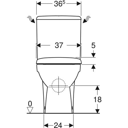Pack WC Geberit Renova Compact - Sortie multidirectionnelle
