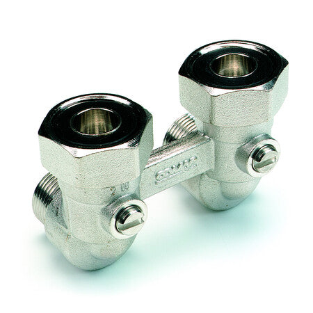 Comap 965 Wall-Mounted Two-Pipe Right Angle 3/4" Eurocone, no Nipples