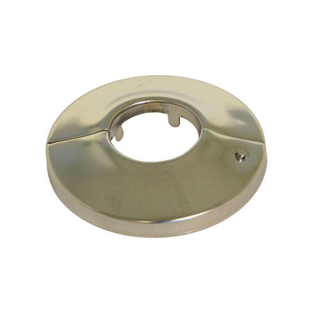 Rozet met chromen scharnier 1/2"