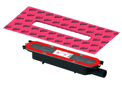 Tece TeceDrainprofile DN40 Seal System 30mm évacuation 0,53 L/s DIN EN 1253