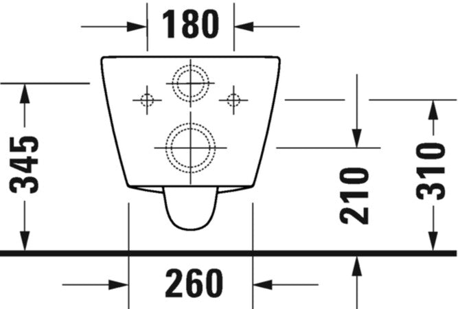 Cuvette WC suspendue Duravit D-NEO - Pack