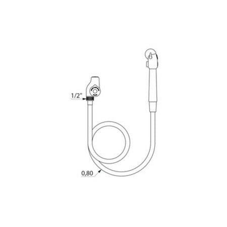 Delabie Basin Cleaner Sniffer Backflow Preventer