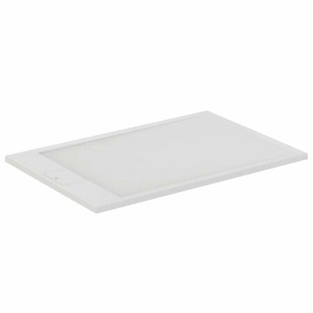 Rectangular white shower tray 120x90x3 cm