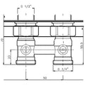 Honeywell Bloc-H voor paneelradiator 1/2"F & 3/4