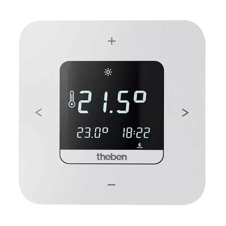 Theben RAM 812 top3 programmeerbare digitale thermostaat - wit