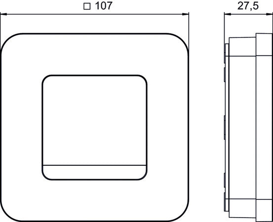 Theben RAM 812 top3 programmeerbare digitale thermostaat - wit