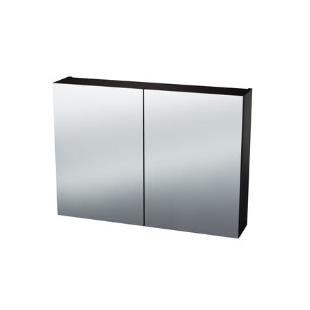 Van Marcke Nebulo bathroom cabinet L900xH650xP178 2 single-sided doors Charcoal Ash