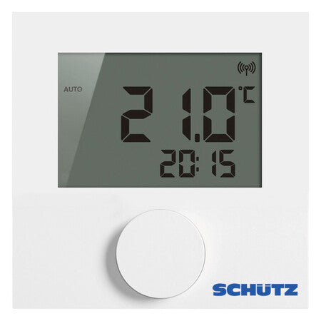 Schütz Varimatic Funk thermostat d'ambiance digital blanc
