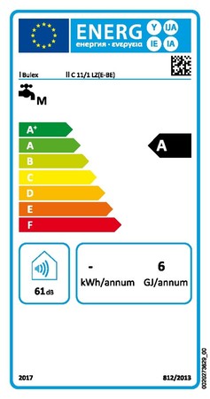 Doorstroomboiler op aardgas Bulex Opalia C 11