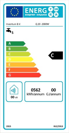 Chauffe-eau électrique 20L sous évier - 2kW 230V