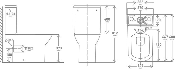 Pack WC au sol GO by Van Marcke avec Softclose