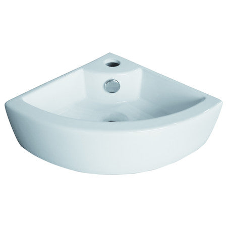 Lave-mains d'angle GO by Van Marcke Hera 44x31,5x12,6 cm blanc