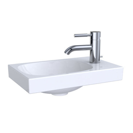 Lave-mains Acanto 40x25 cm, trou à droite